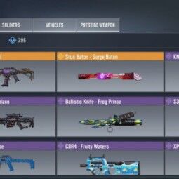 Level284 | Legend Gun: (M4-Black Gold Royal) (Stun Baton-Surge Baton) | Lot Of Skin | CA17 2